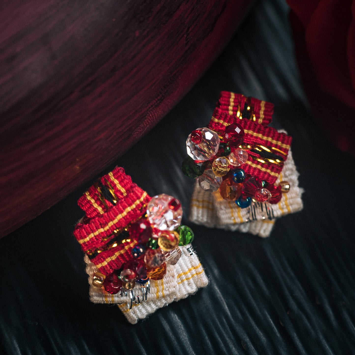 theMay | Love Collection | Hoa tai thổ cẩm Chăm Trọn Duyên