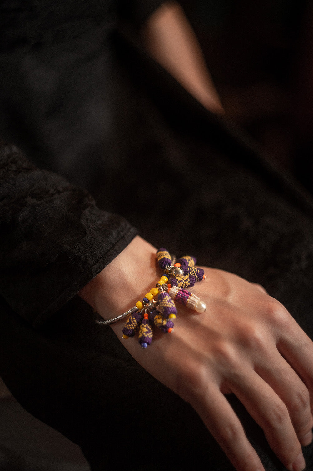 theMay | Sunshine & Moonlight Collection | Bộ phụ kiện thổ cẩm Ba-na dệt tay Leng Keng