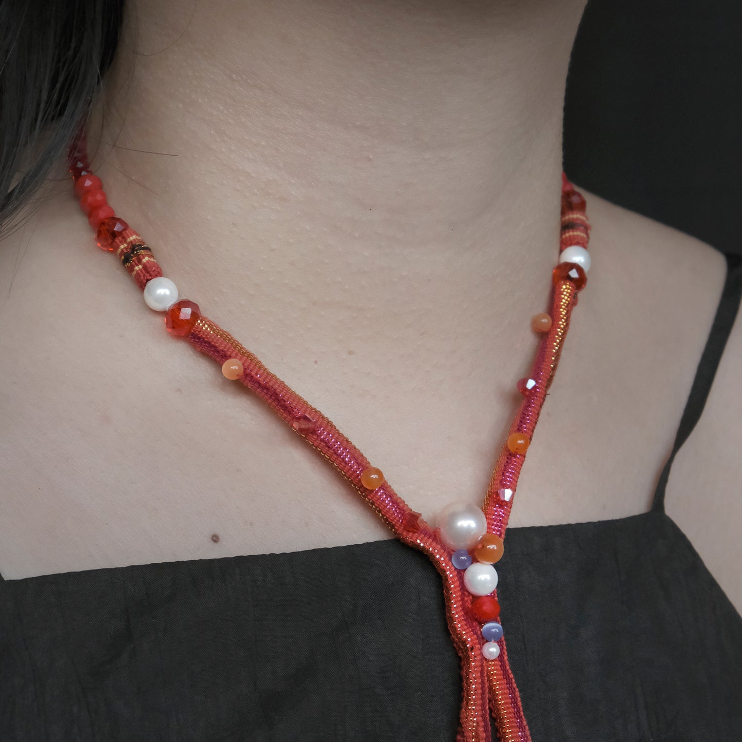 theMay | Chrul Kâl Collection |Vòng cổ thổ cẩm Chăm dệt tay Hấu
