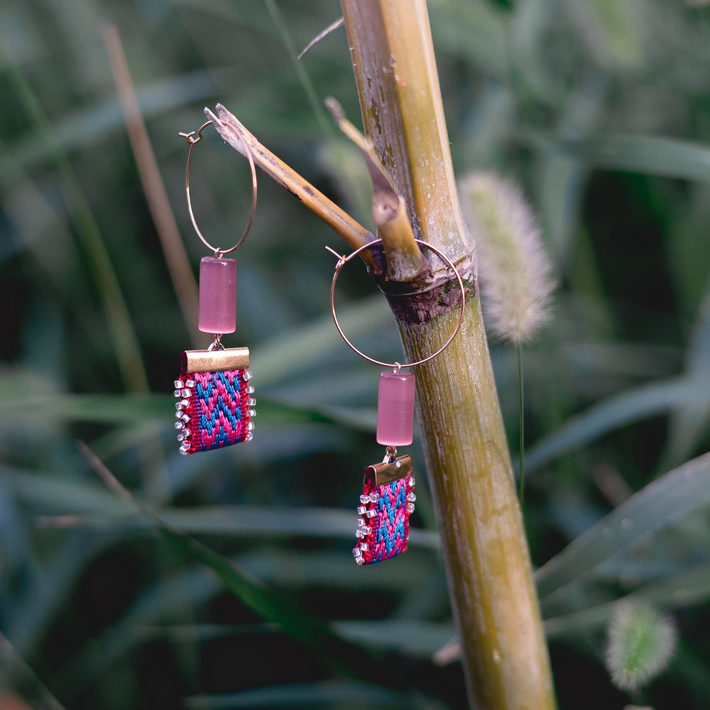 theMay | Ariya Bilan Collection | Hoa tai thổ cẩm Chăm Tale