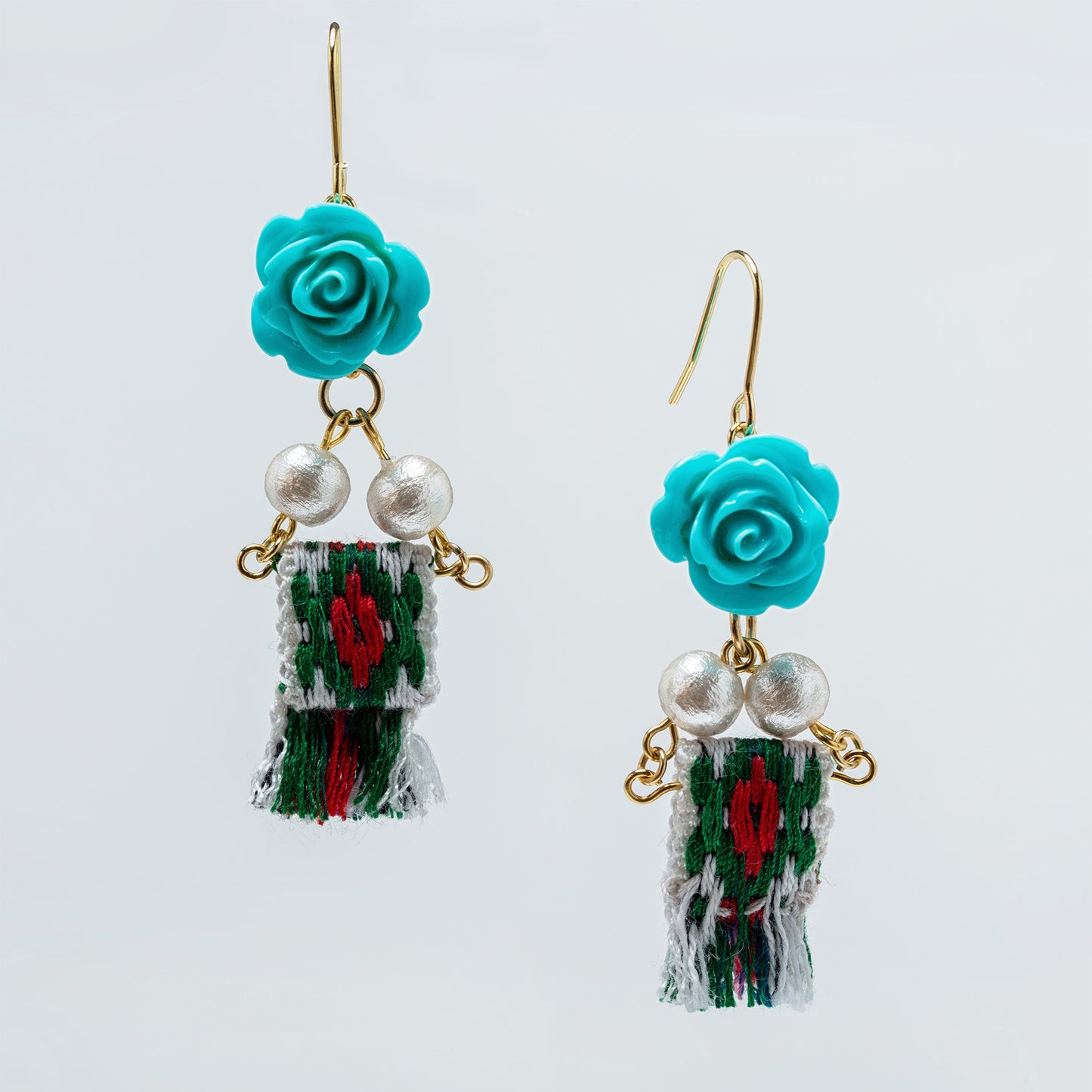 theMay | Root Collection | Hoa tai thổ cẩm Chăm Rosary