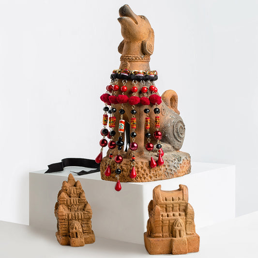 theMay | Root Collection | Vòng cổ thổ cẩm Chăm Fire