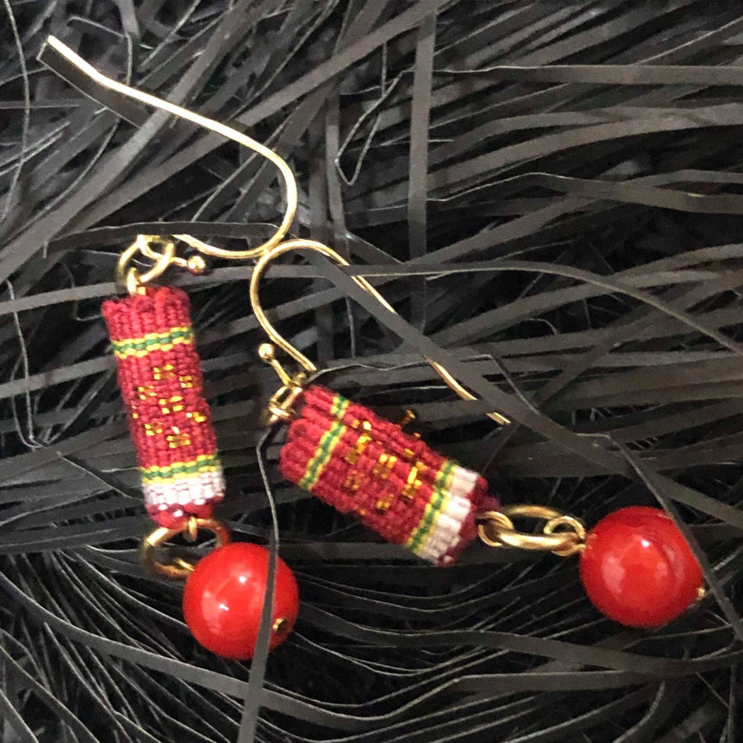 theMay | Root Collection | Hoa tai thổ cẩm Chăm Bell