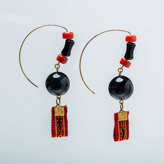 theMay | Root Collection | Hoa tai thổ cẩm Chăm Ashes
