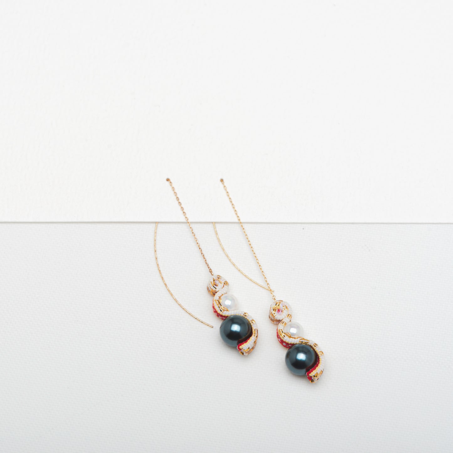 theMay | Biển Cả Collection | Hoa tai thổ cẩm Chăm dệt tay Sóng Biển