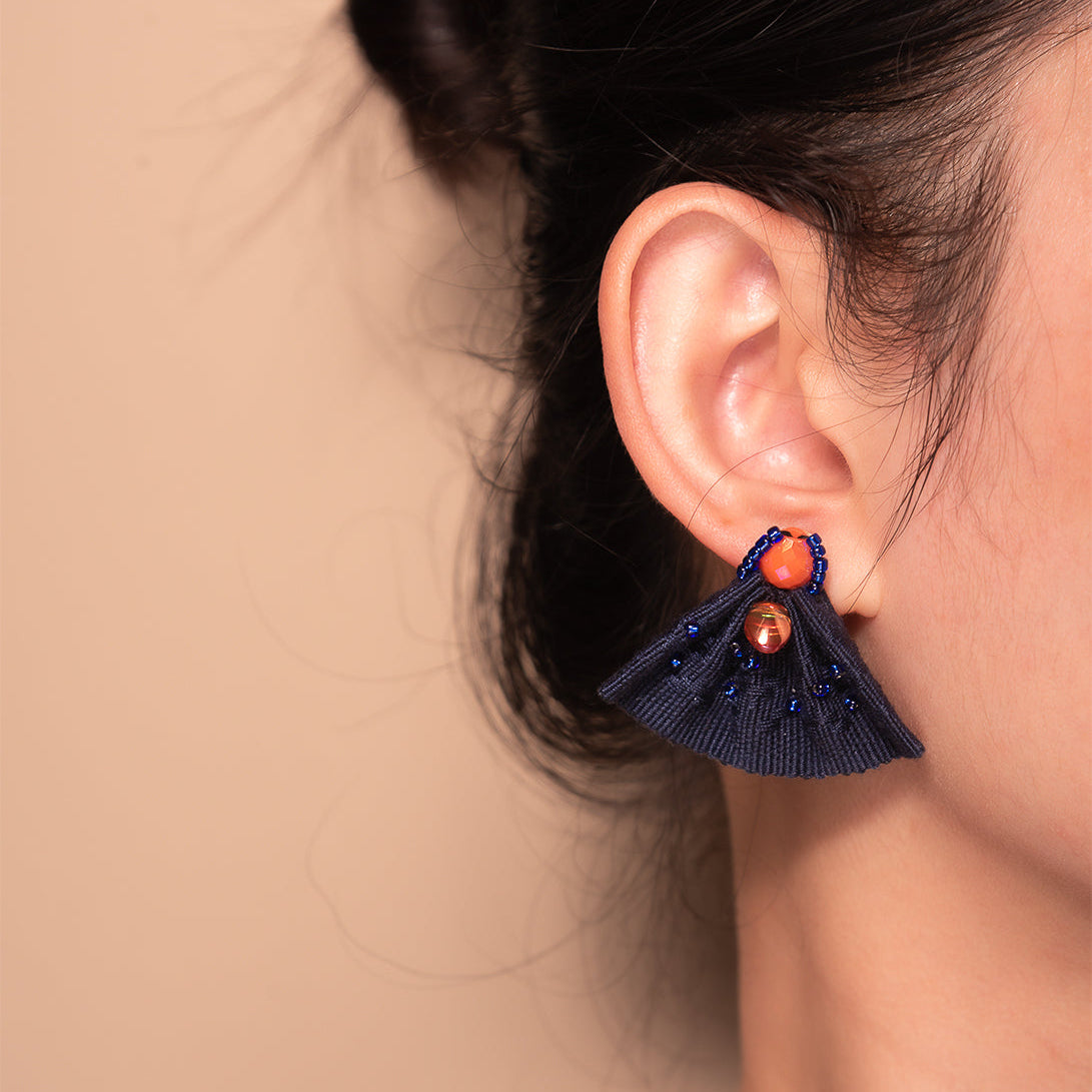 theMay | Tết Special Collection | Hoa tai thổ cẩm Chăm dệt tay Vạn Phúc