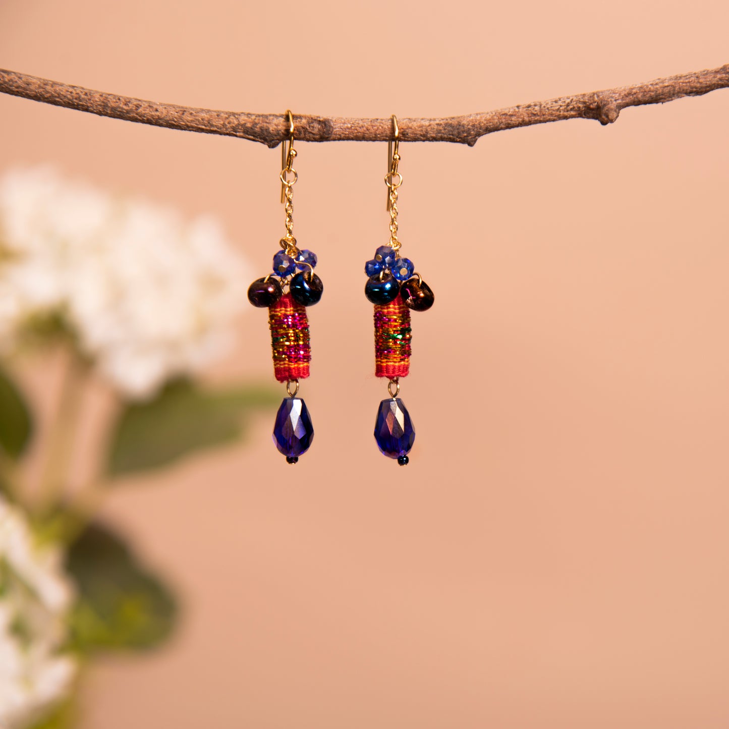 theMay | Tết Special Collection | Hoa tai thổ cẩm Chăm dệt tay Bách Hoa