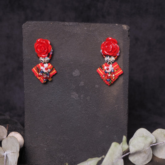 theMay | Love Collection | Hoa tai thổ cẩm Chăm Tầm Duyên