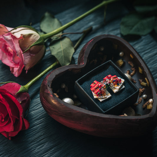 theMay | Love Collection | Hoa tai thổ cẩm Chăm Trọn Duyên