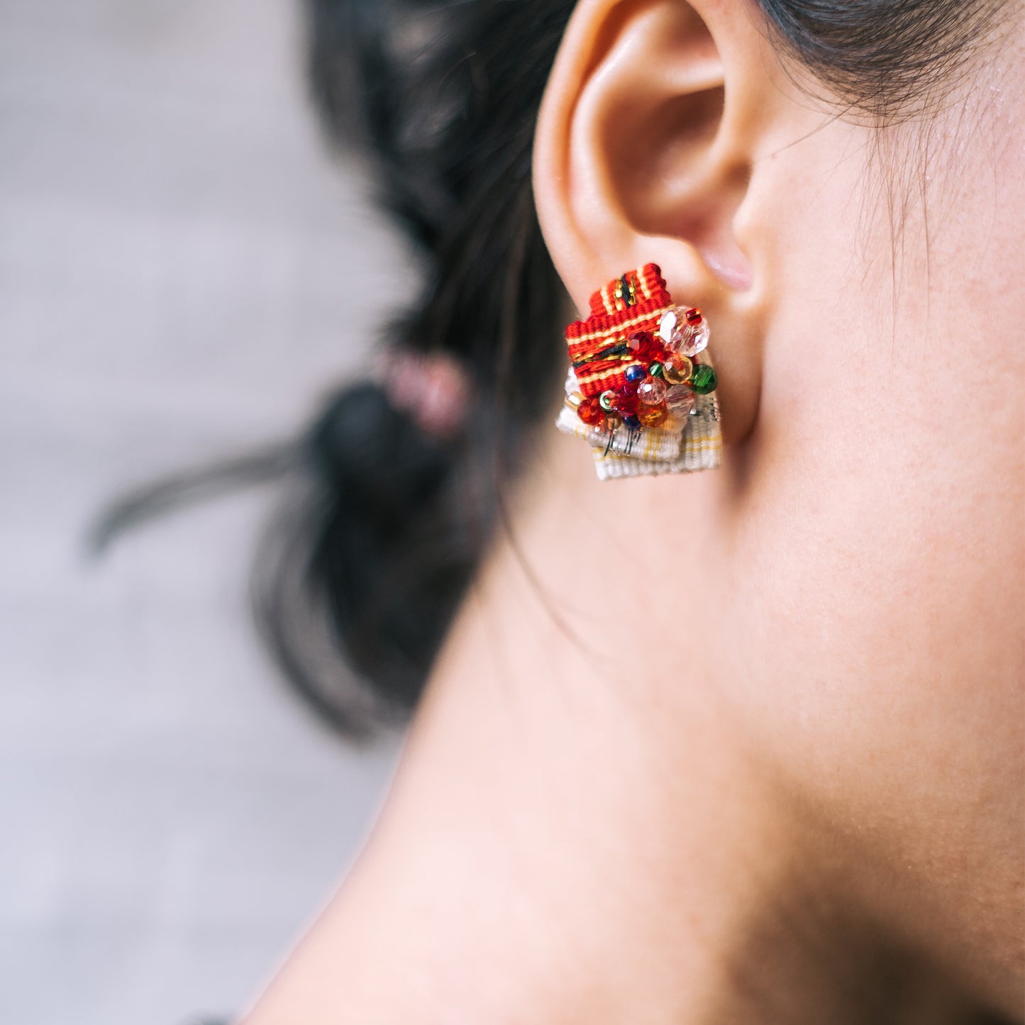 theMay | Love Collection | Hoa tai thổ cẩm Chăm Trọn Duyên