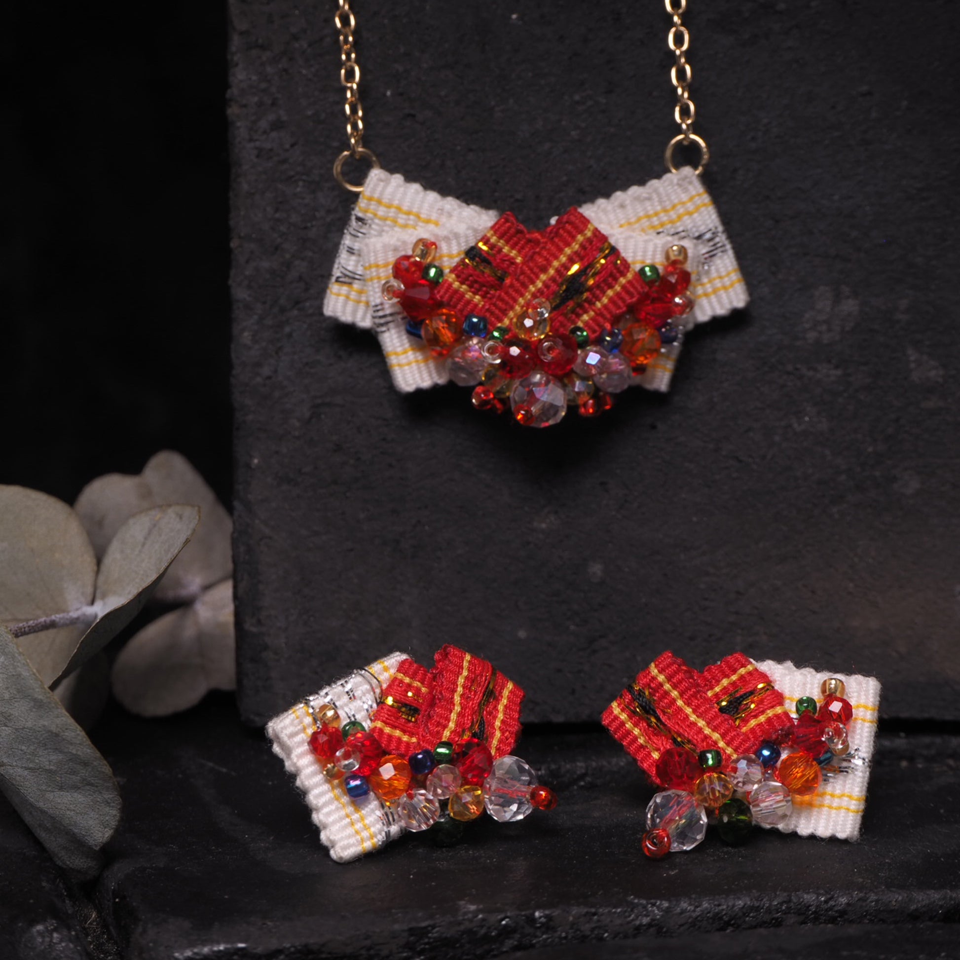 theMay | Love Collection | Hoa tai thổ cẩm Chăm Trọn Duyên