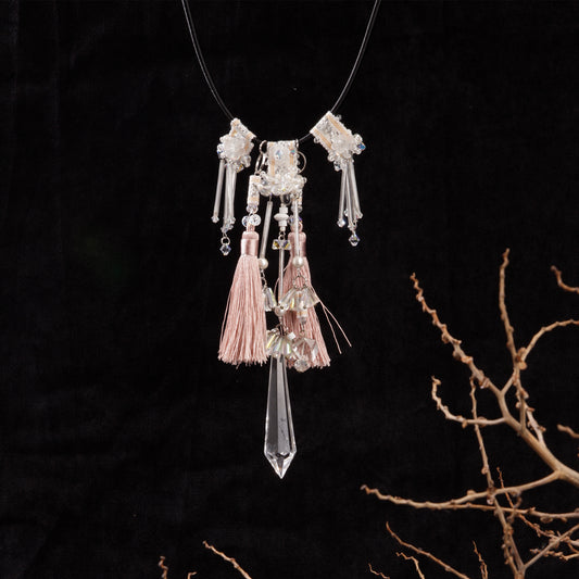 theMay | Po Inu Nagar Collection | Vòng cổ thổ cẩm Chăm dệt tay Vòng cổ Mẹ Con