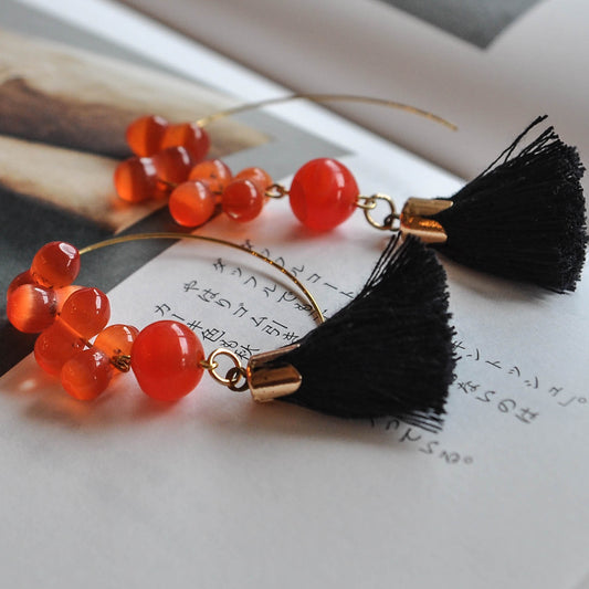 theMay | Ariya Bilan Collection | Hoa tai thổ cẩm Chăm Ignis