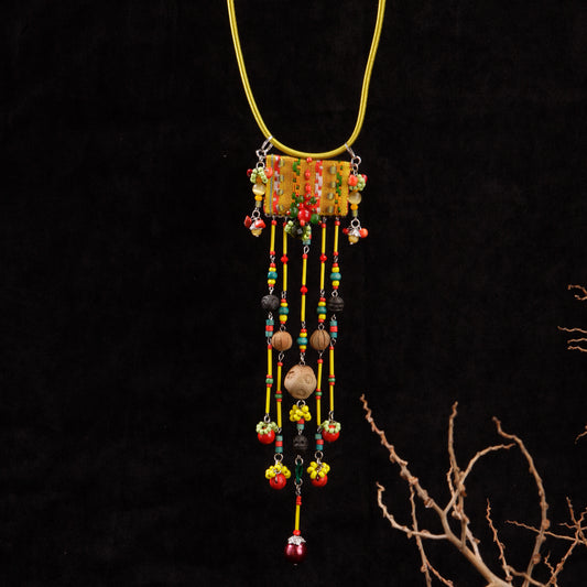 theMay | Po Inu Nagar Collection | Vòng cổ thổ cẩm Chăm dệt tay Vòng cổ Gia Truyền