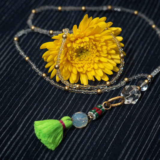 theMay | Ariya Bilan Collection | Hoa tai thổ cẩm Chăm Crystal