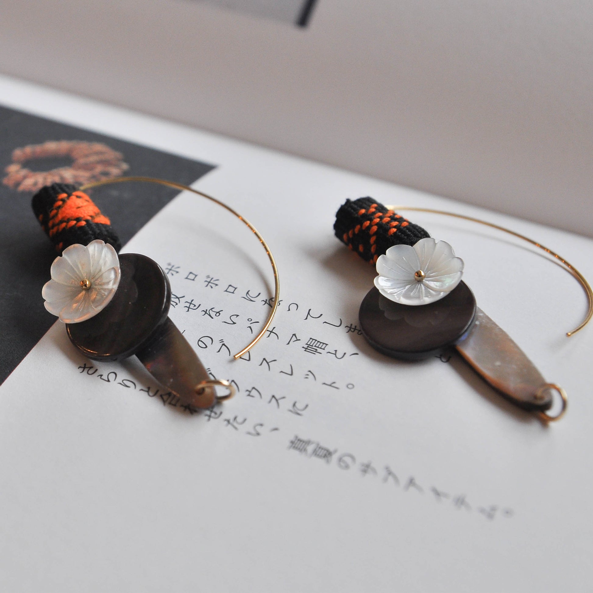 theMay | Ariya Bilan Collection | Hoa tai thổ cẩm Chăm Anemone