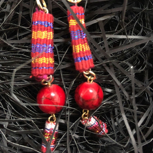 theMay | Root Collection | Hoa tai thổ cẩm Chăm Balloon 1