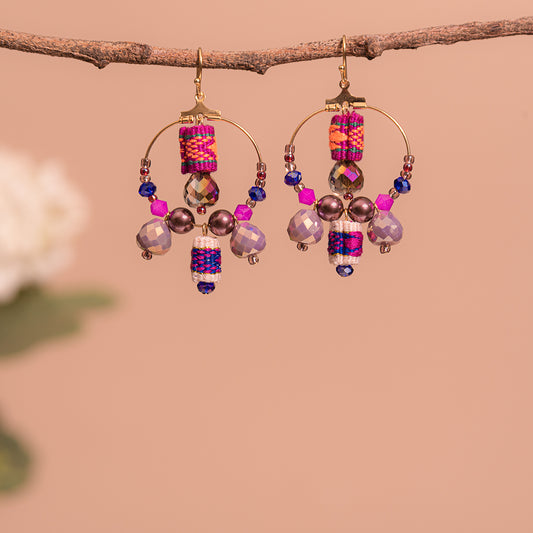theMay | Tết Special Collection | Hoa tai thổ cẩm Ba-na dệt tay Đại Cát