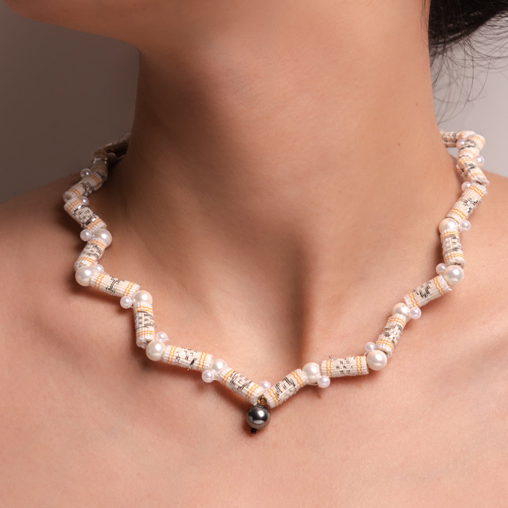 theMay | Biển Cả Collection | Vòng cổ thổ cẩm Chăm dệt tay Cát